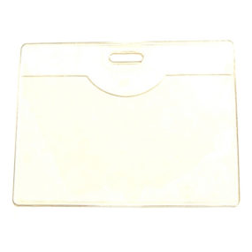 Clear Vinyl Badge Holder (blank)