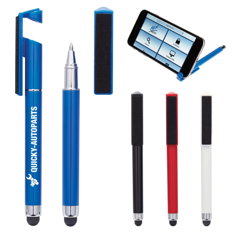 Stylus Pen with Phone Stand and Screen Cleaner