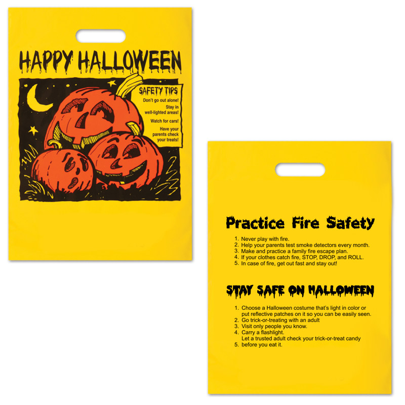 Halloween Bag with Safety Tips