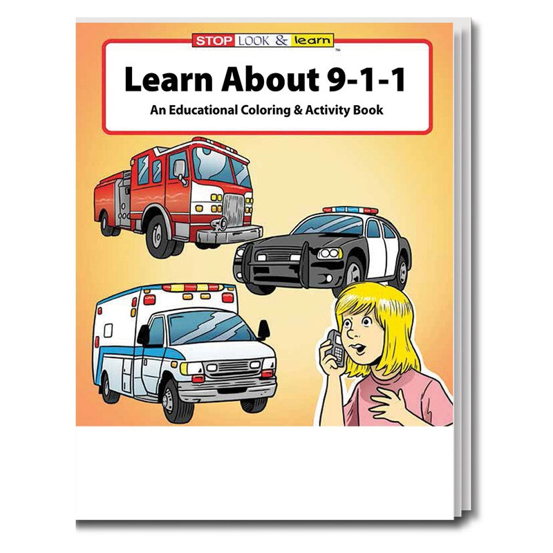 Learn About 911 Coloring & Activity Book