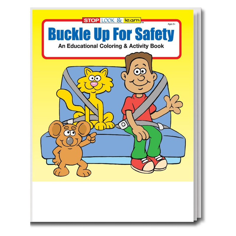 Buckle Up for Safety Coloring & Activity Book