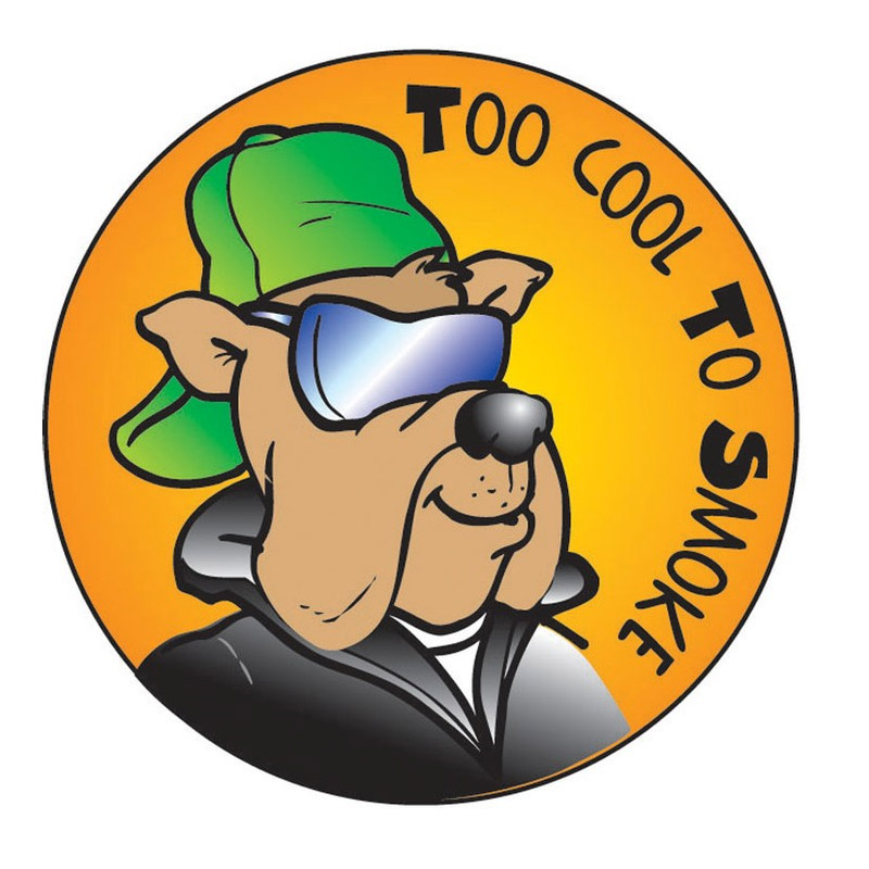 "To Cool To Smoke" Sticker