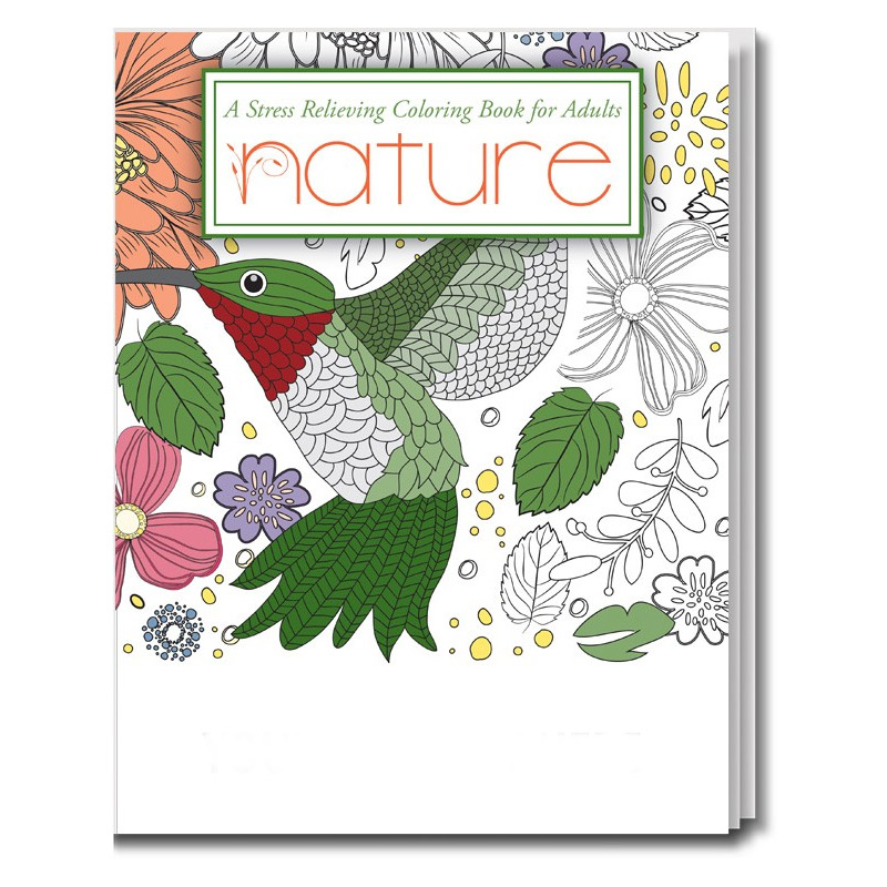 Adult Coloring Book - Nature