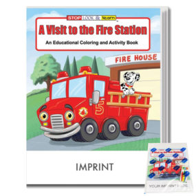 Visit to the Fire Station Coloring & Activity Book