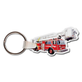 Fire Truck Key Tag