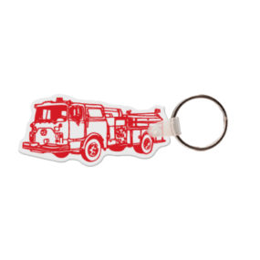 Fire Truck Key Tag