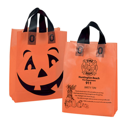 Pumpkin Frosted Shopper Halloween Bag